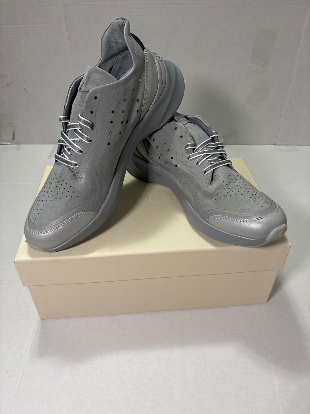 Luxury Uno Women's Ultimate Grey Mono Courser Sneakers Size 10